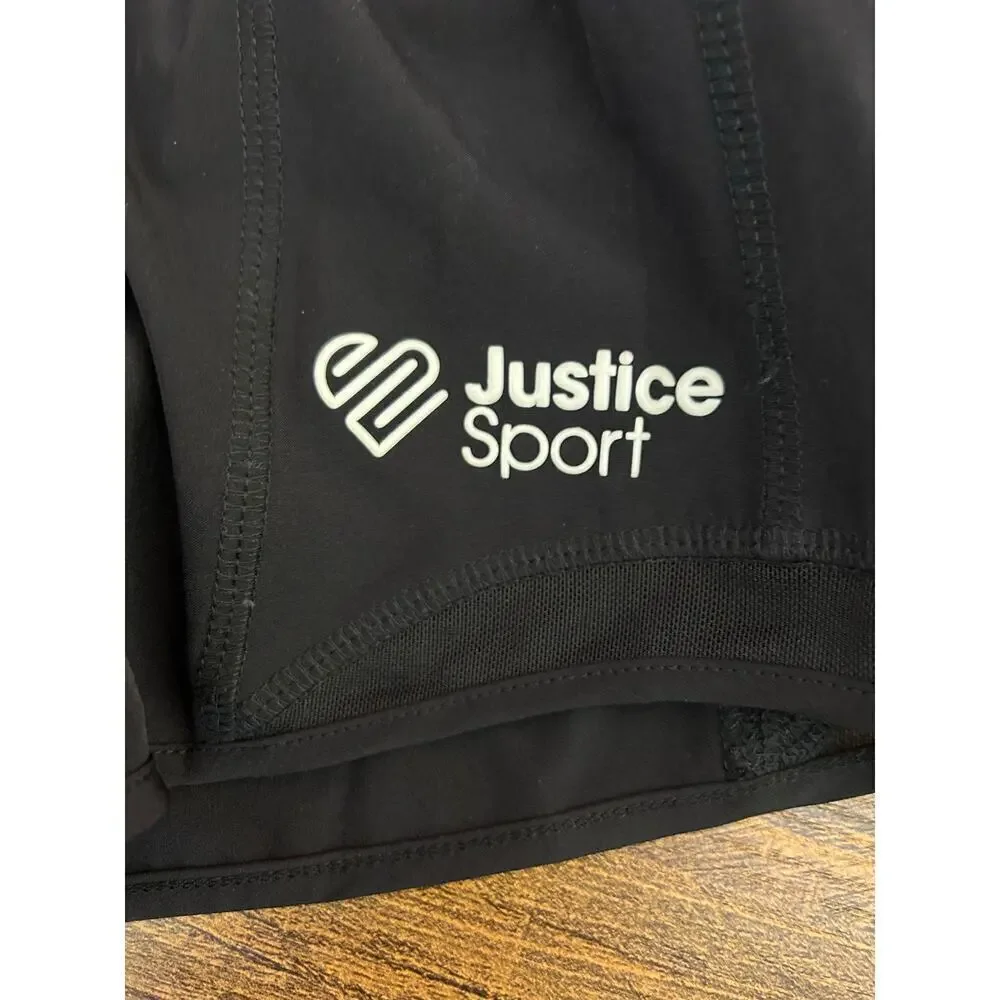 JUSTICE Girl’s J-Sport Active Mesh Shorts / Size: XS 5/6